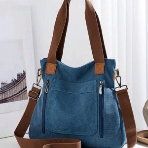 Retro High Canvas Tote Bag