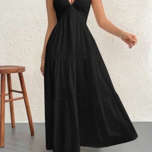 BLACK MAXI DRESS
