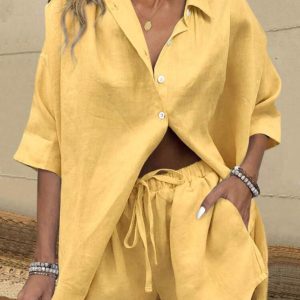 Yellow Two Pieces Set